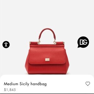 Dolce & Gabbana Miss Sicily - MEDIUM RED